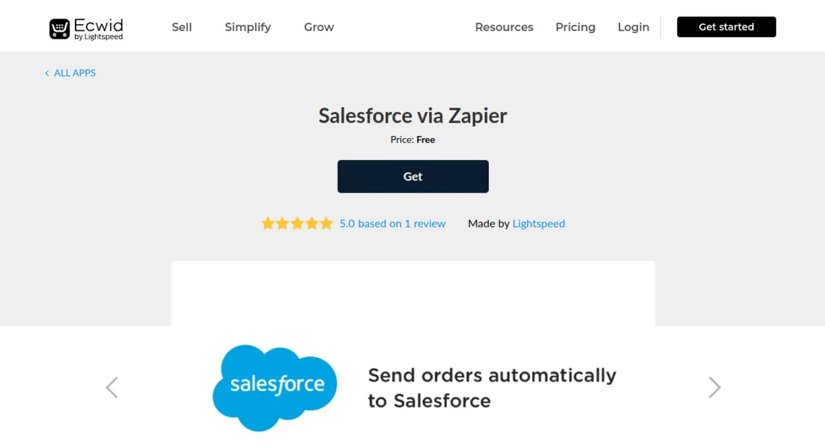 Salesforce via Zapier cover