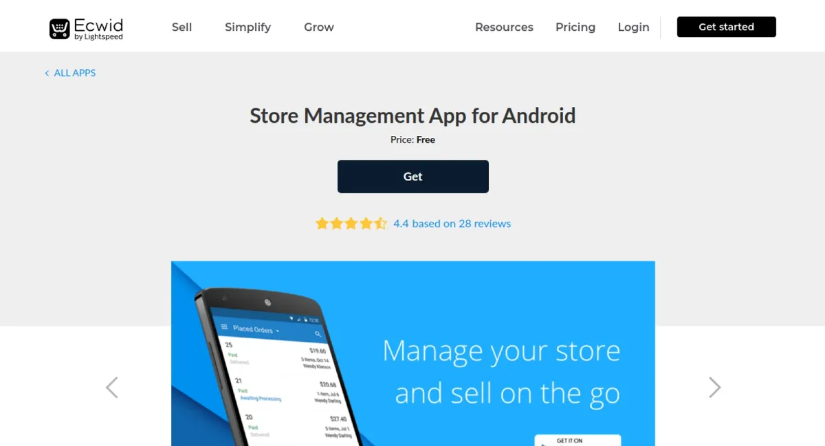 Store Management App for Android cover