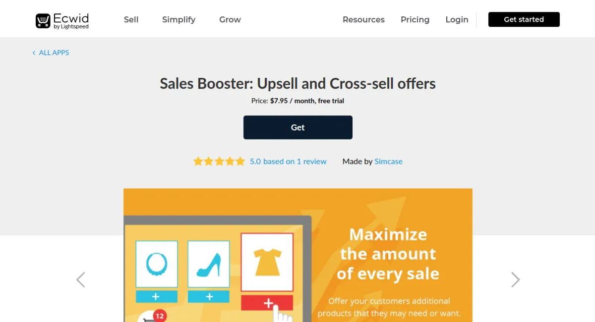 Sales Booster: Upsell and Cross-sell offers cover