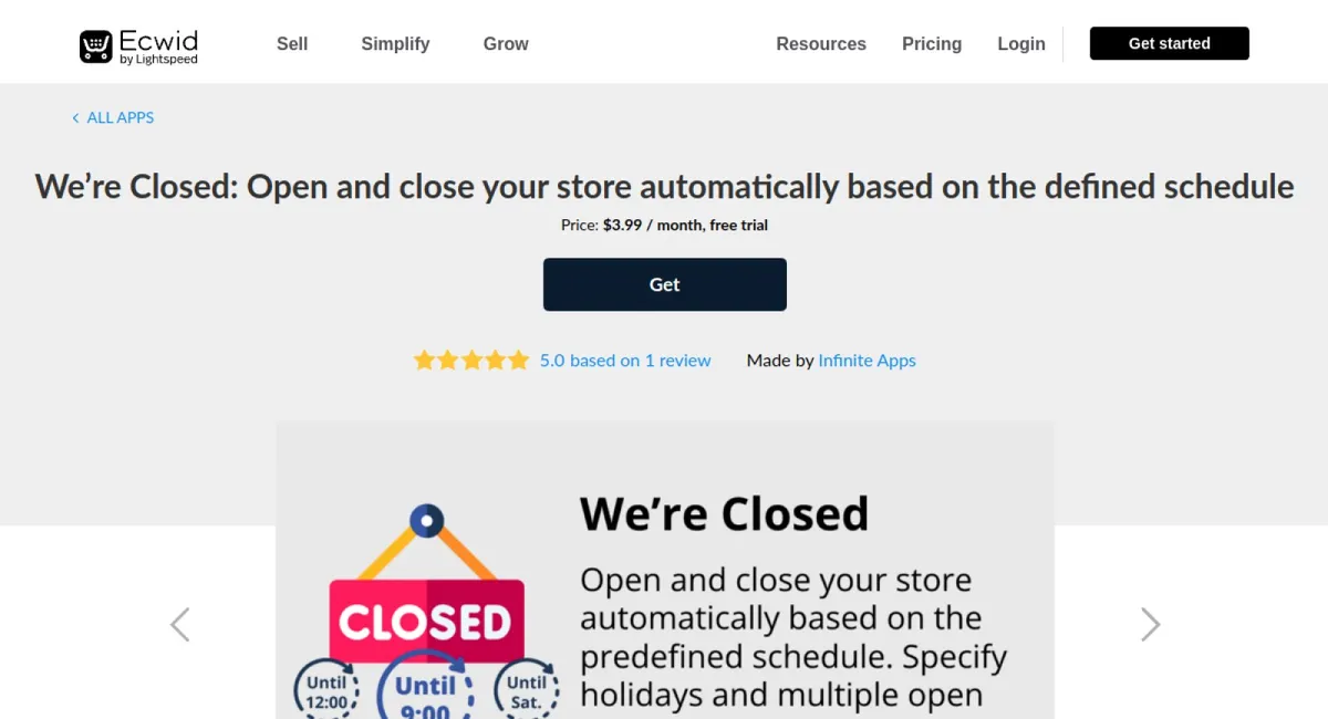 We’re Closed: Open and close your store automatically based on the defined schedule cover