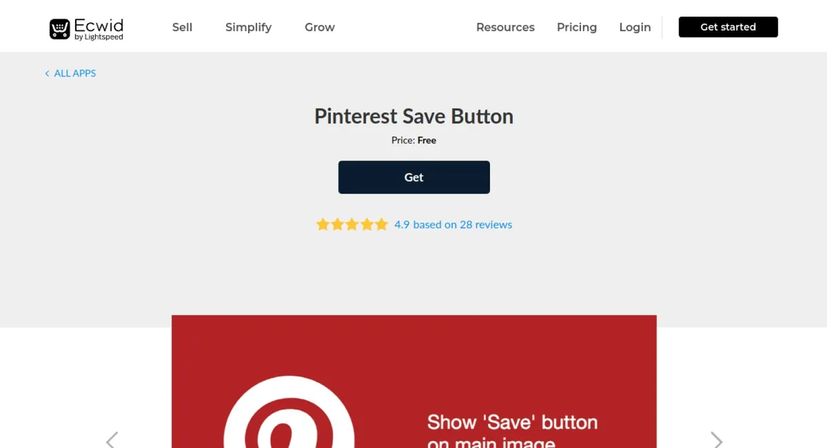 Pinterest Save Button cover