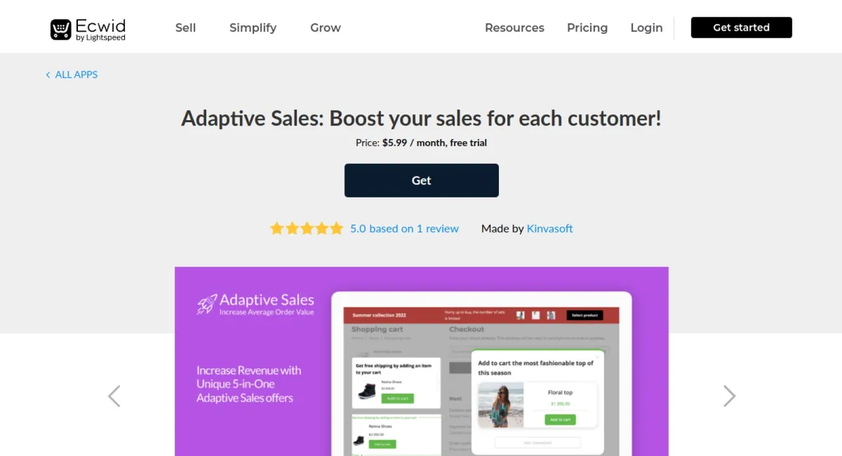 Adaptive Sales: Boost your sales for each customer! cover