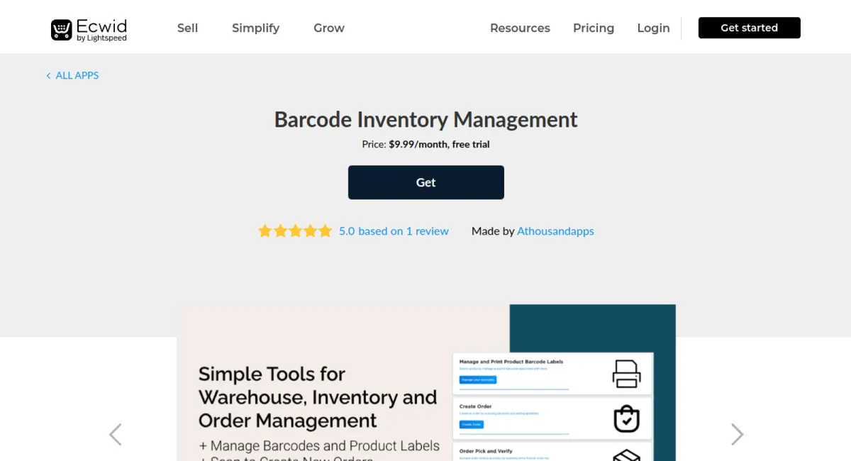 Barcode Inventory Management cover