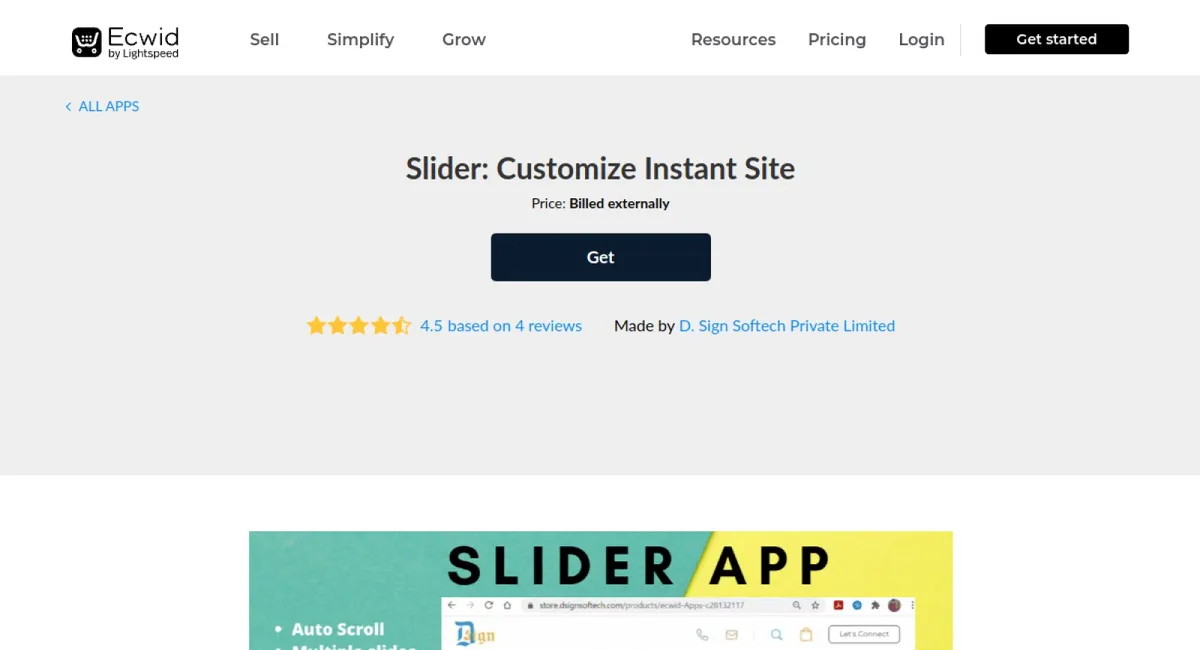 Slider: Customize Instant Site cover