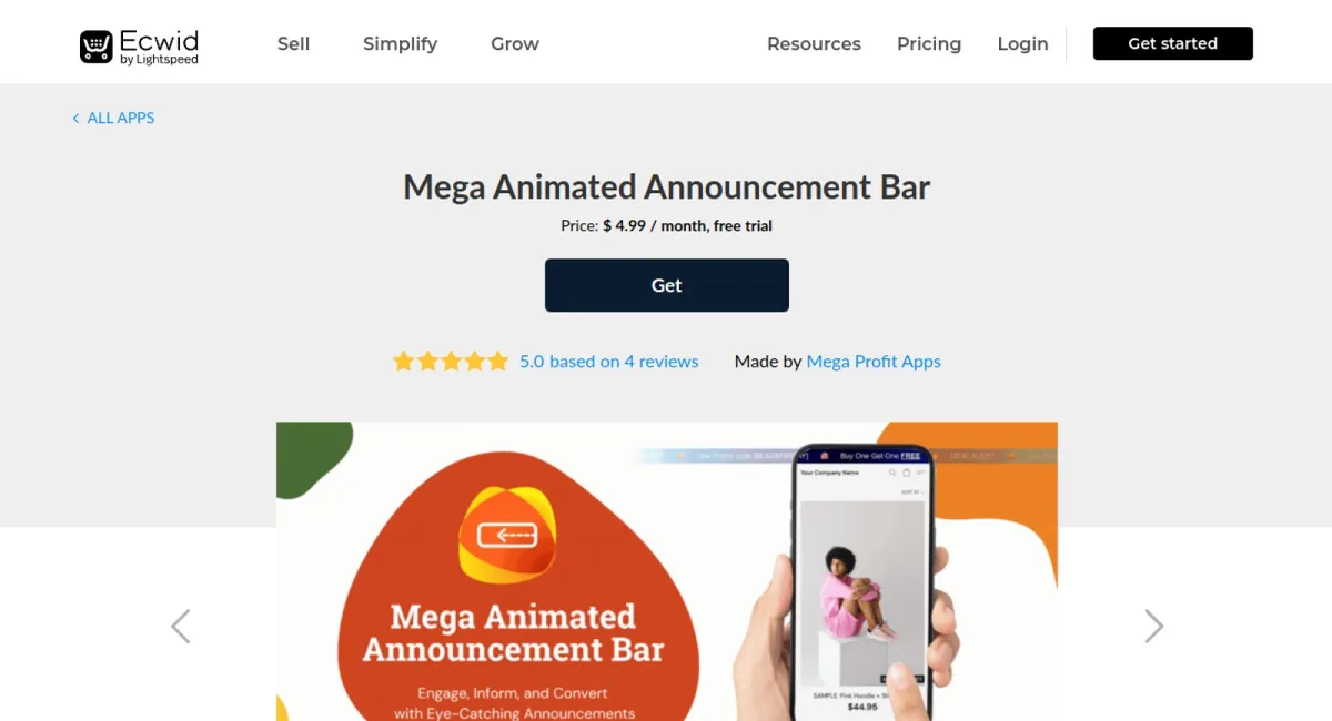 Mega Animated Announcement Bar cover