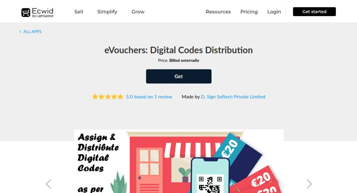 eVouchers: Digital Codes Distribution cover