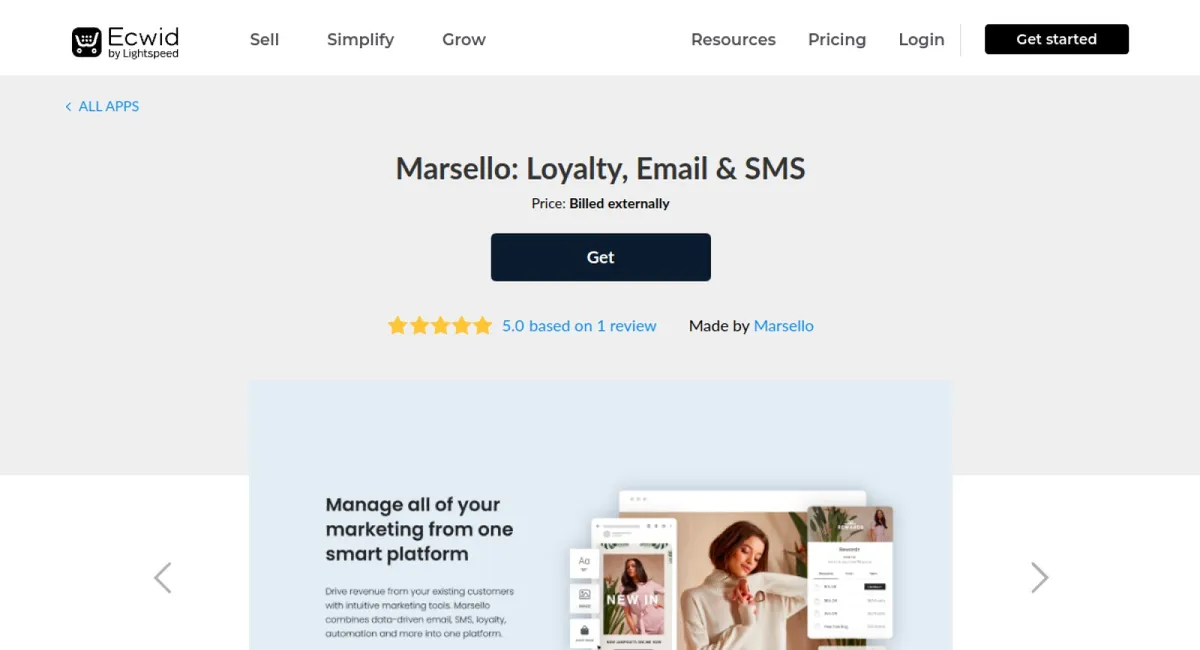 Marsello: Loyalty, Email & SMS cover