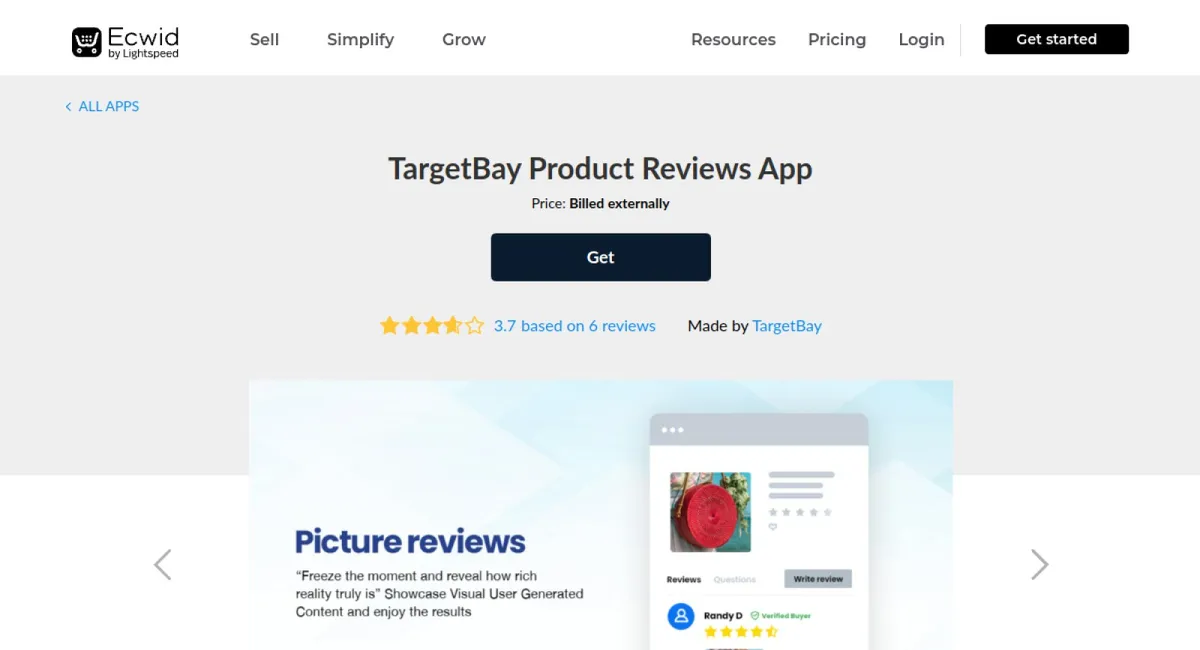 TargetBay Product Reviews App cover