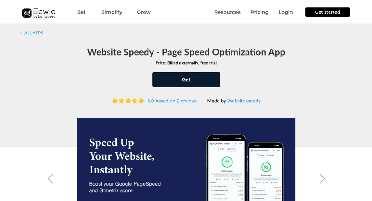 Website Speedy - Page Speed Optimization App cover