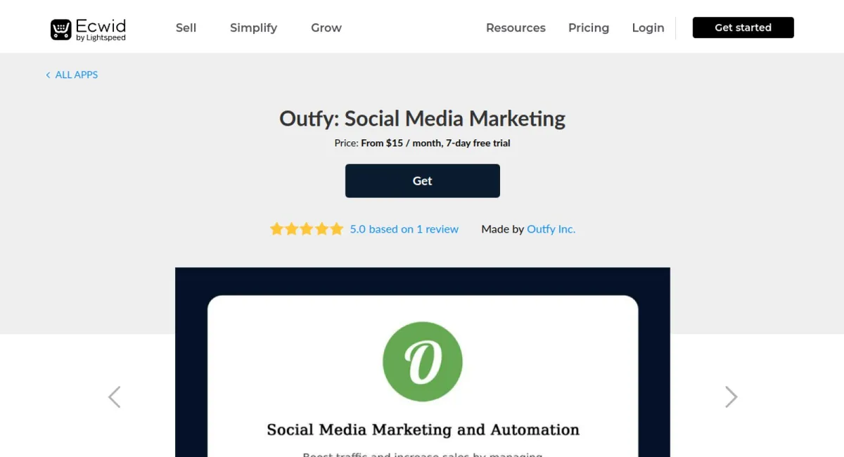 Outfy: Social Media Marketing cover