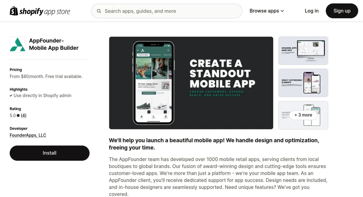 AppFounder‑ Mobile App Builder cover