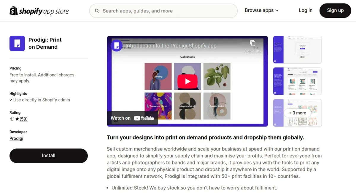Prodigi: Print on Demand cover
