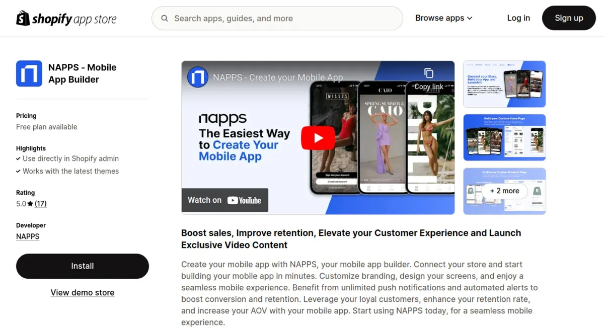 NAPPS ‑ Mobile App Builder cover