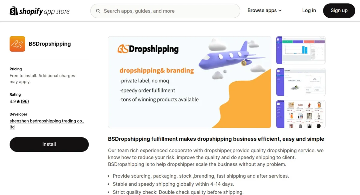 BSDropshipping: Brand No MOQ cover