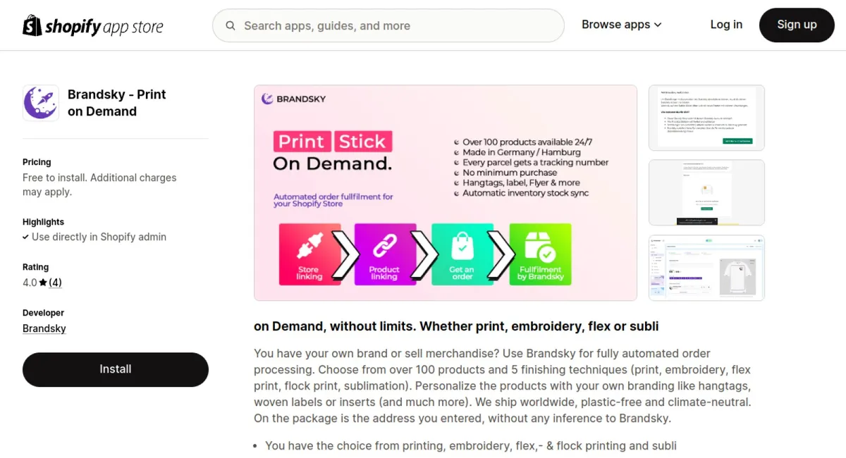 Brandsky ‑ Print on Demand cover