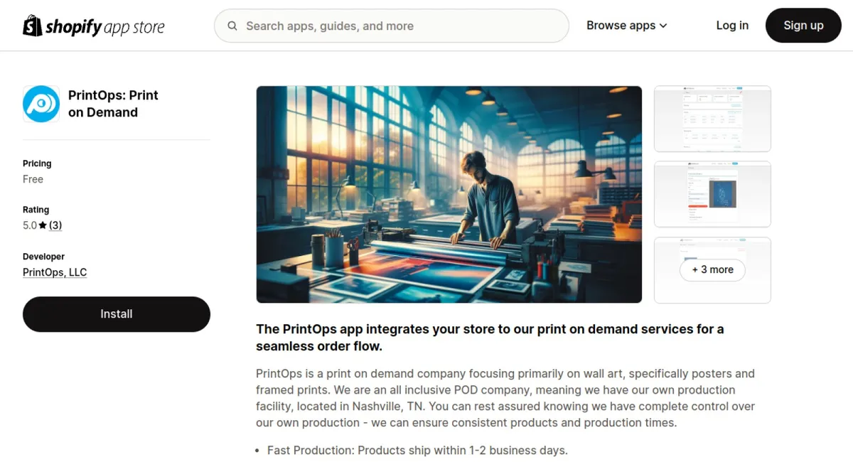 PrintOps: Print on Demand cover