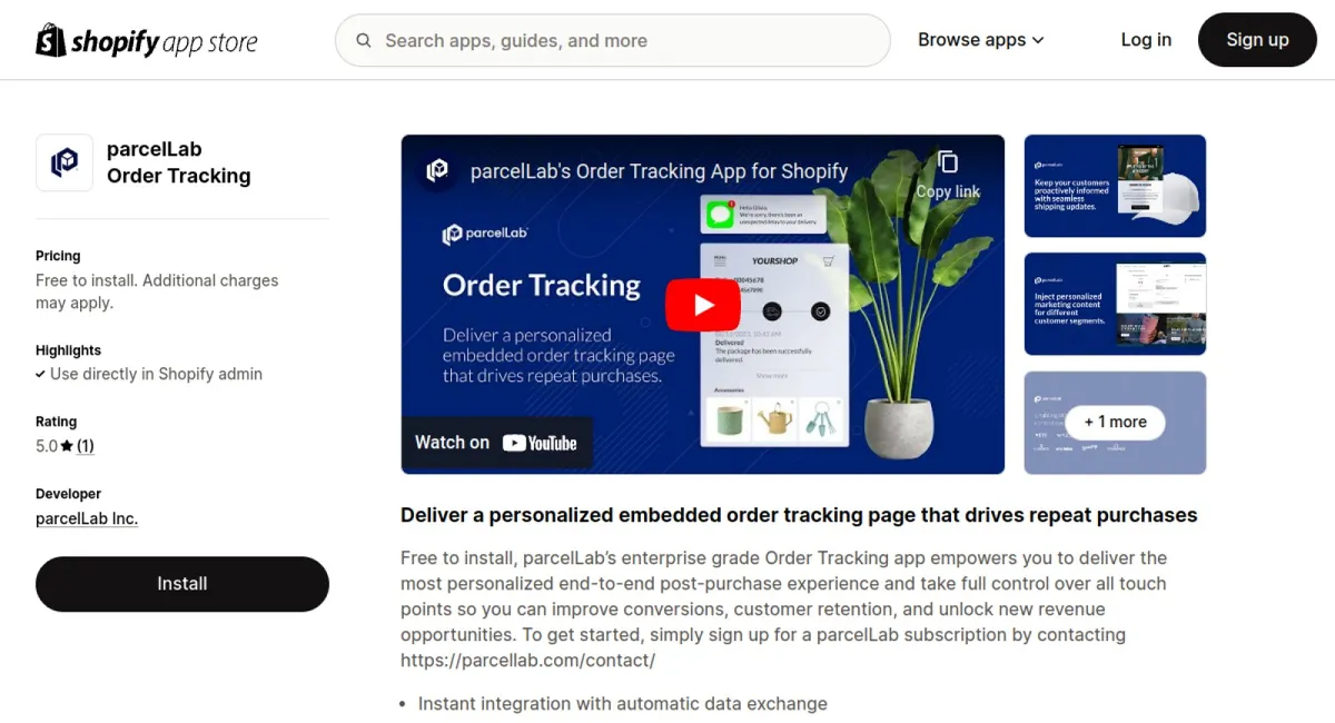 parcelLab Order Tracking cover