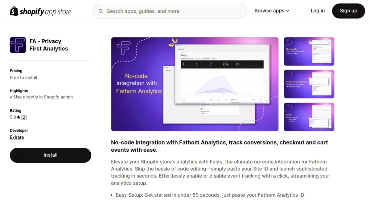 FA ‑ Privacy First Analytics cover