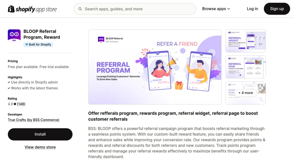 BLOOP Referral Program, Reward cover