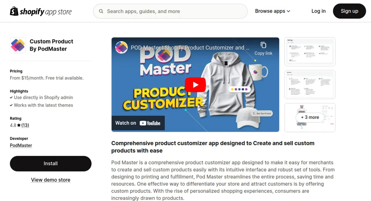 Custom Product By PodMaster cover