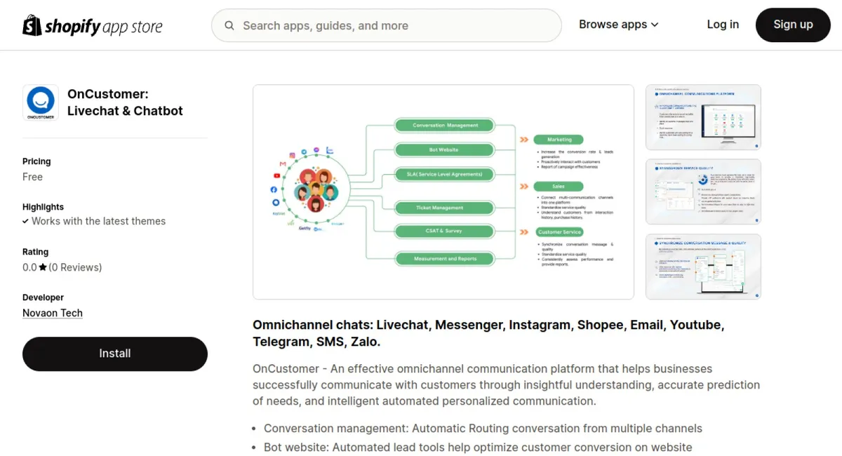 OnCustomer: Livechat &amp; Chatbot cover
