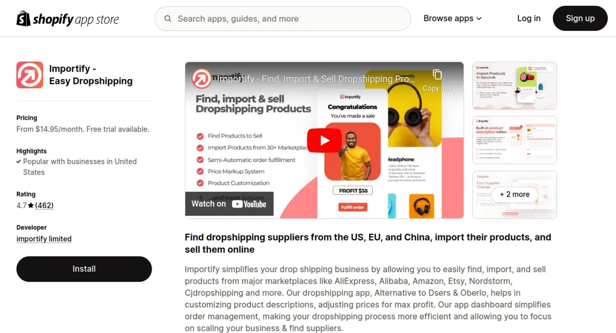 Importify ‑ Easy Dropshipping cover