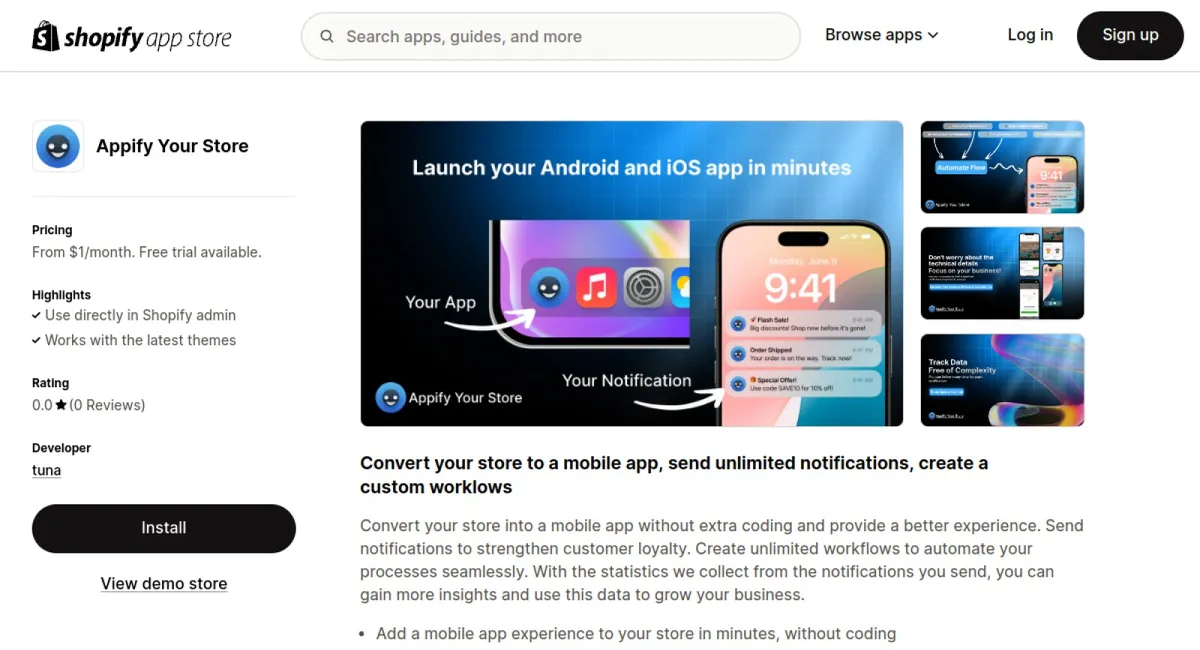 Appify Your Store: Mobile Push cover