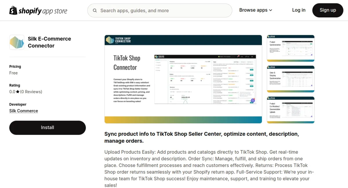 Silk E‑Commerce Connector cover