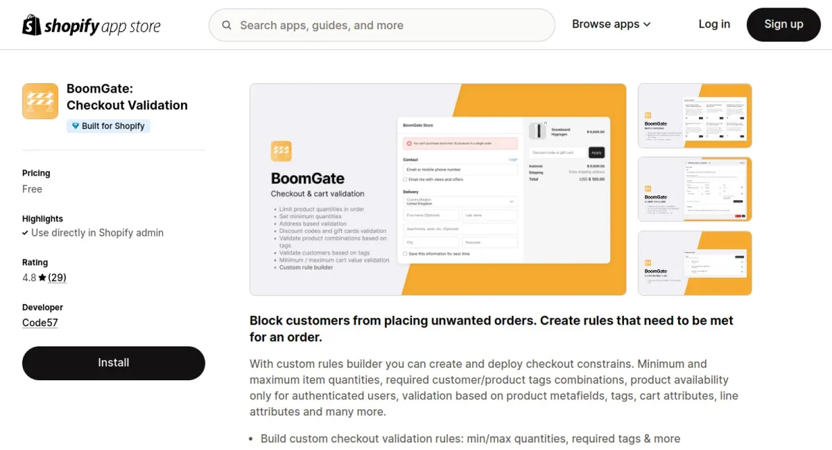 BoomGate: Checkout Validation cover