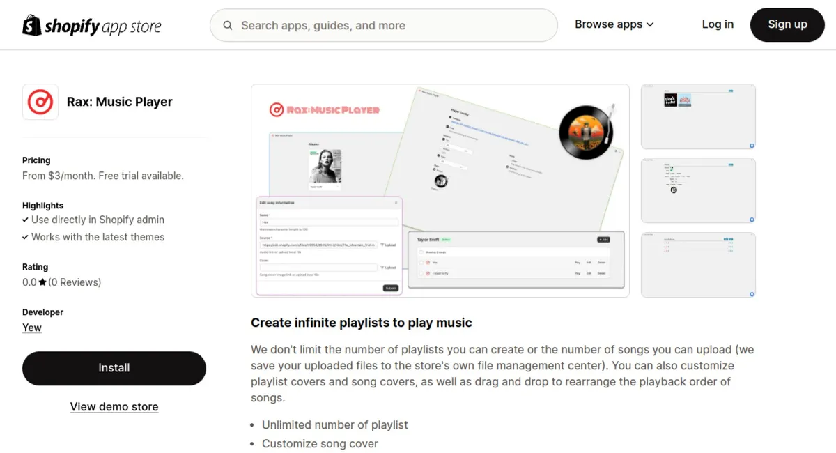 Rax: Music Player cover