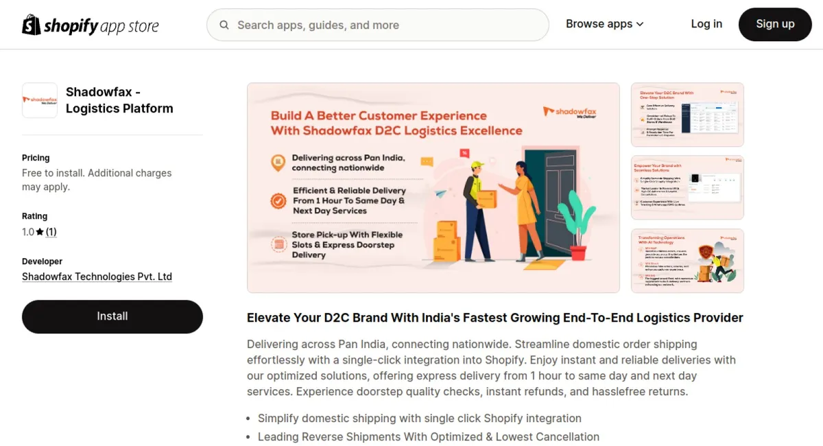 Shadowfax ‑ Logistics Platform cover