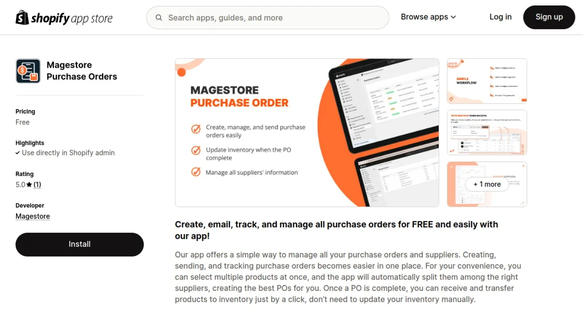 Magestore Purchase Orders cover