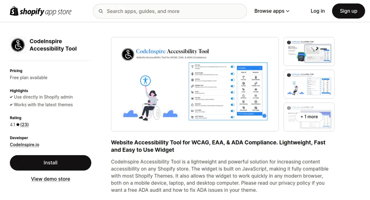 CodeInspire Accessibility Tool cover