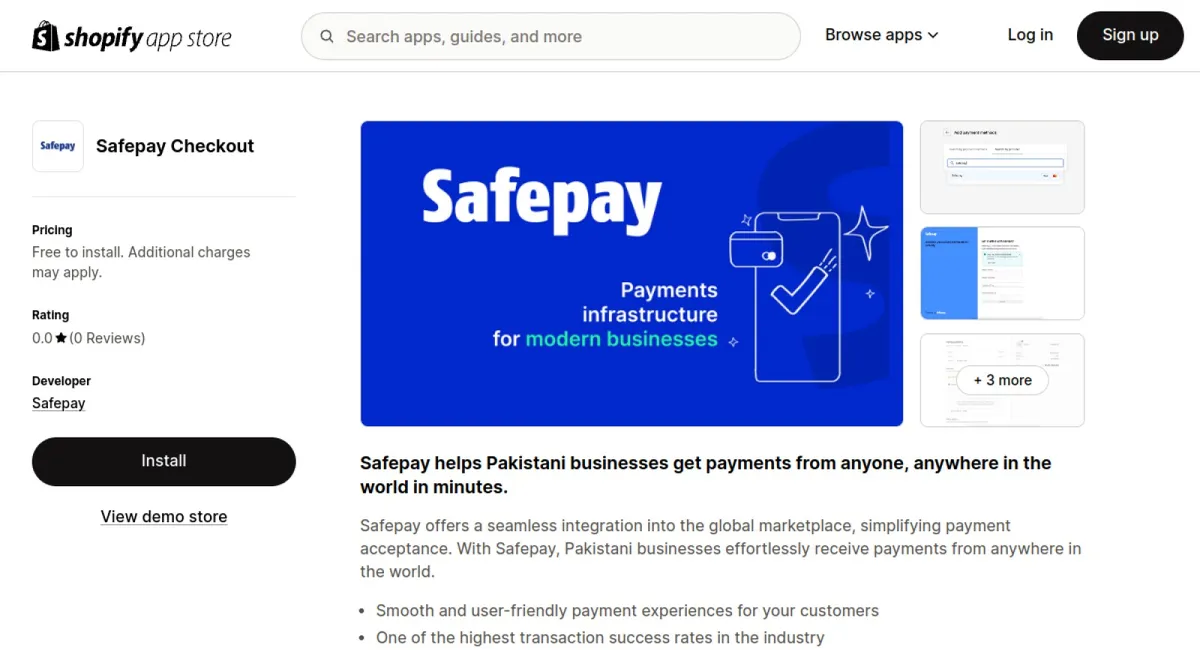 Safepay Checkout cover