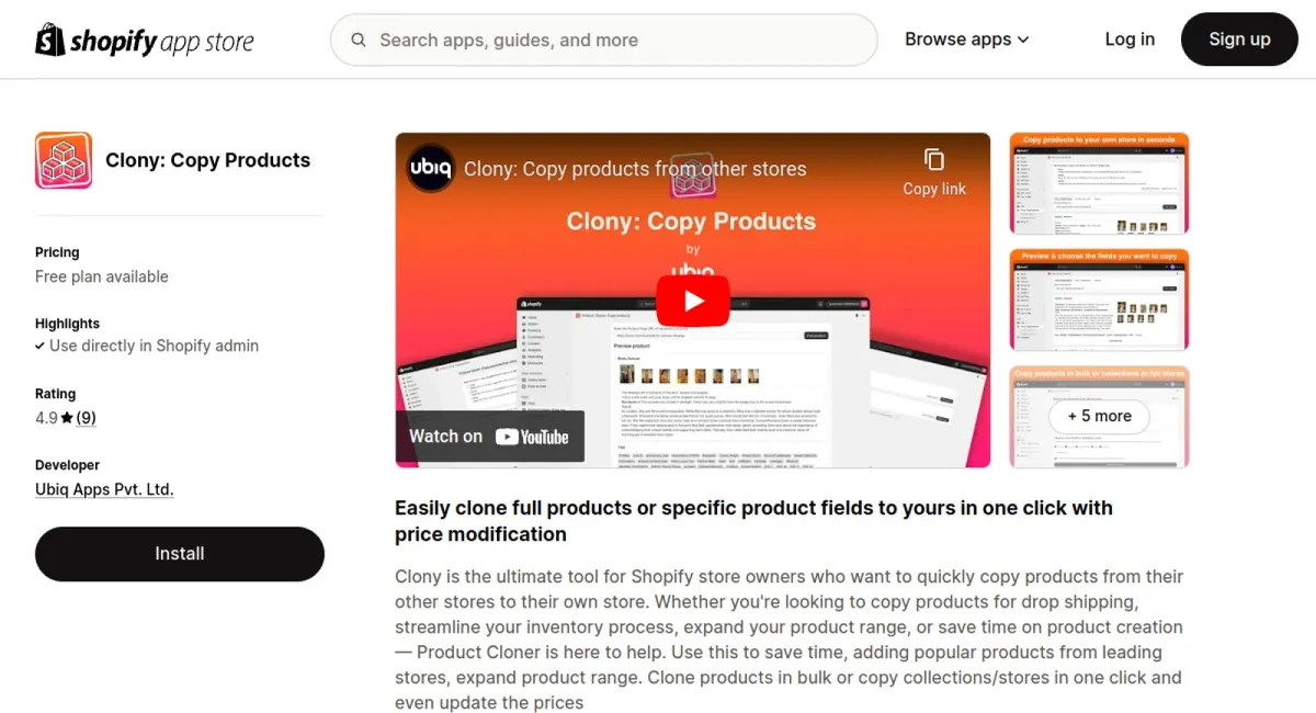 Clony: Copy Products cover