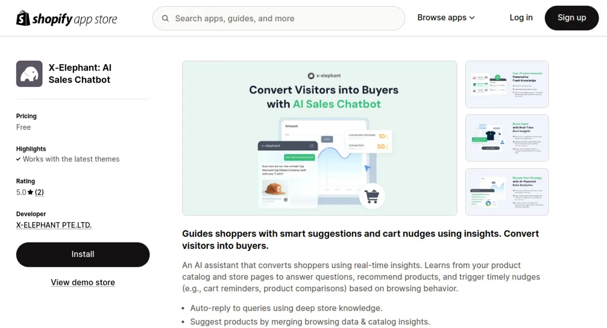 X‑Elephant: AI Sales Chatbot cover