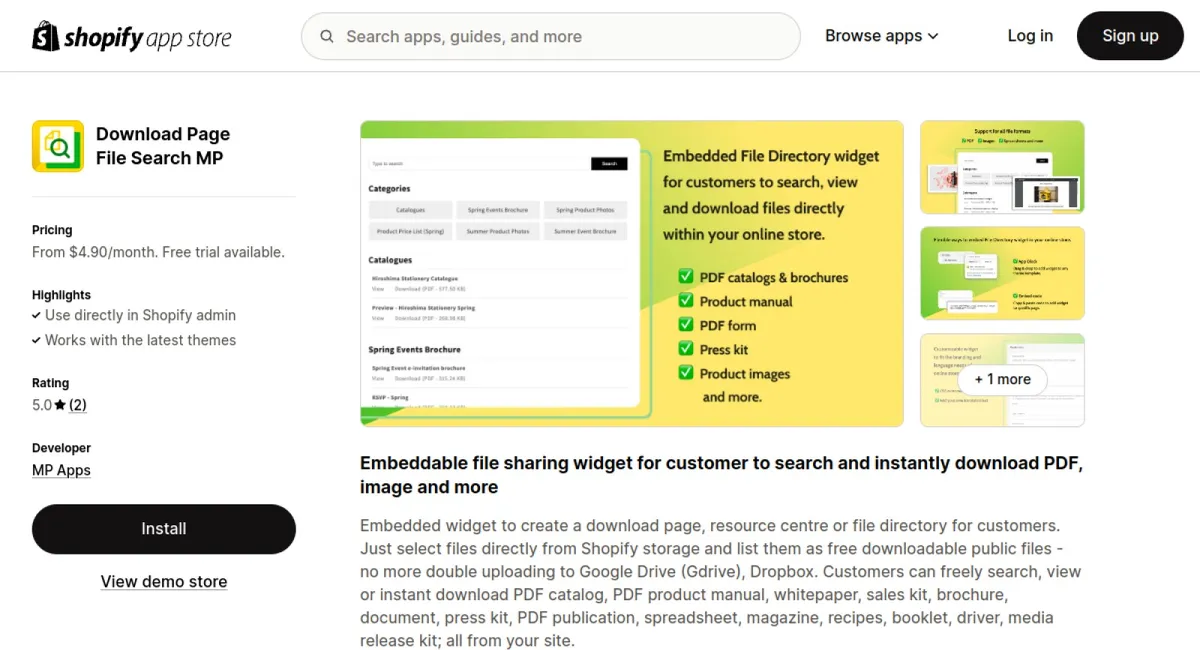 Download Page File Search MP cover