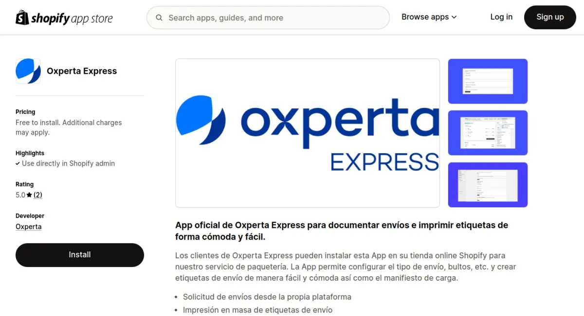Oxperta Express cover