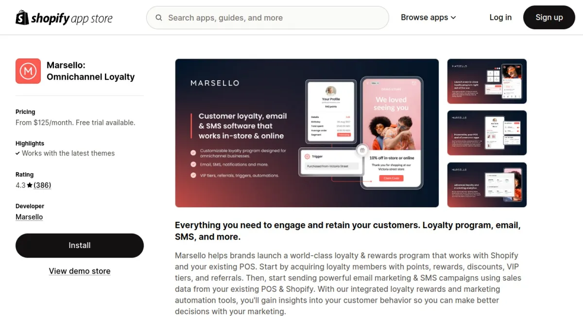 Marsello: Loyalty, Email, SMS cover