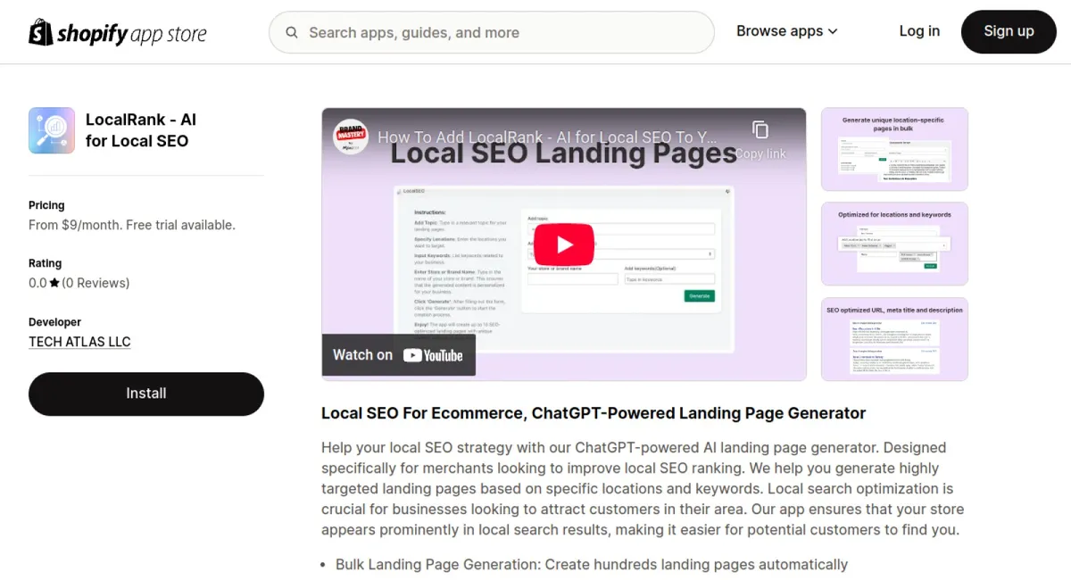 LocalRank ‑ AI for Local SEO cover