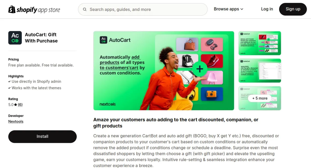AutoCart: Gift With Purchase cover