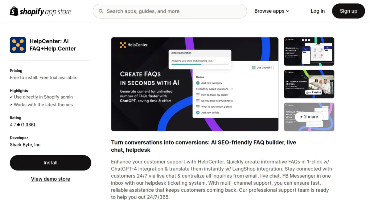 Helpcenter: AI FAQ Page cover