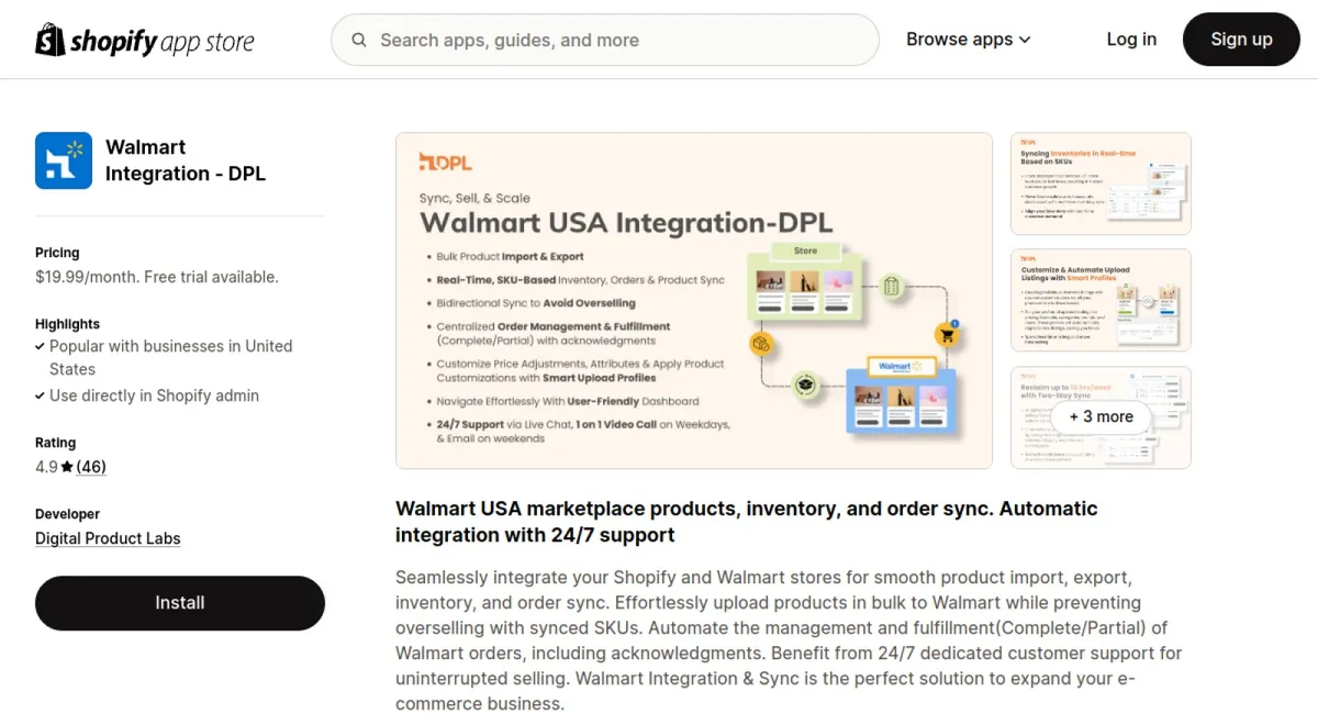 Walmart Integration ‑ DPL cover