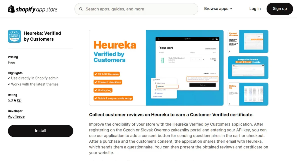 Heureka: Verified by Customers cover