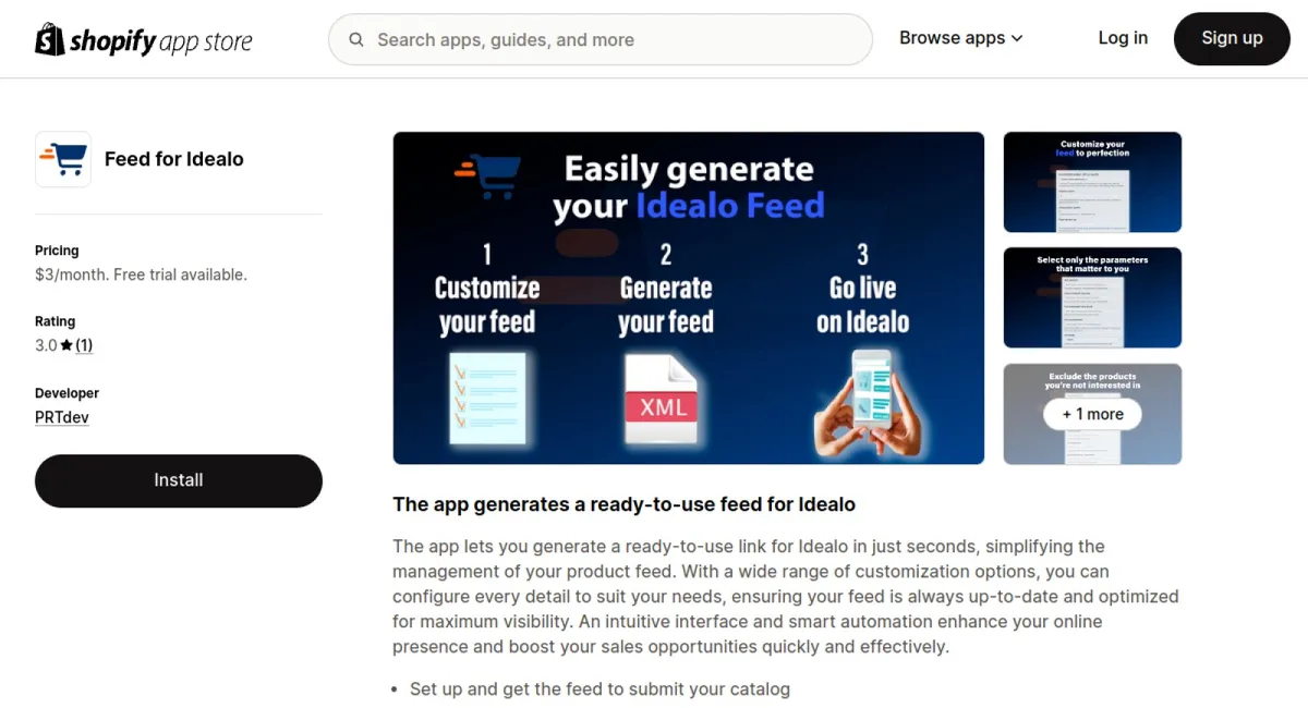 Feed for Idealo cover