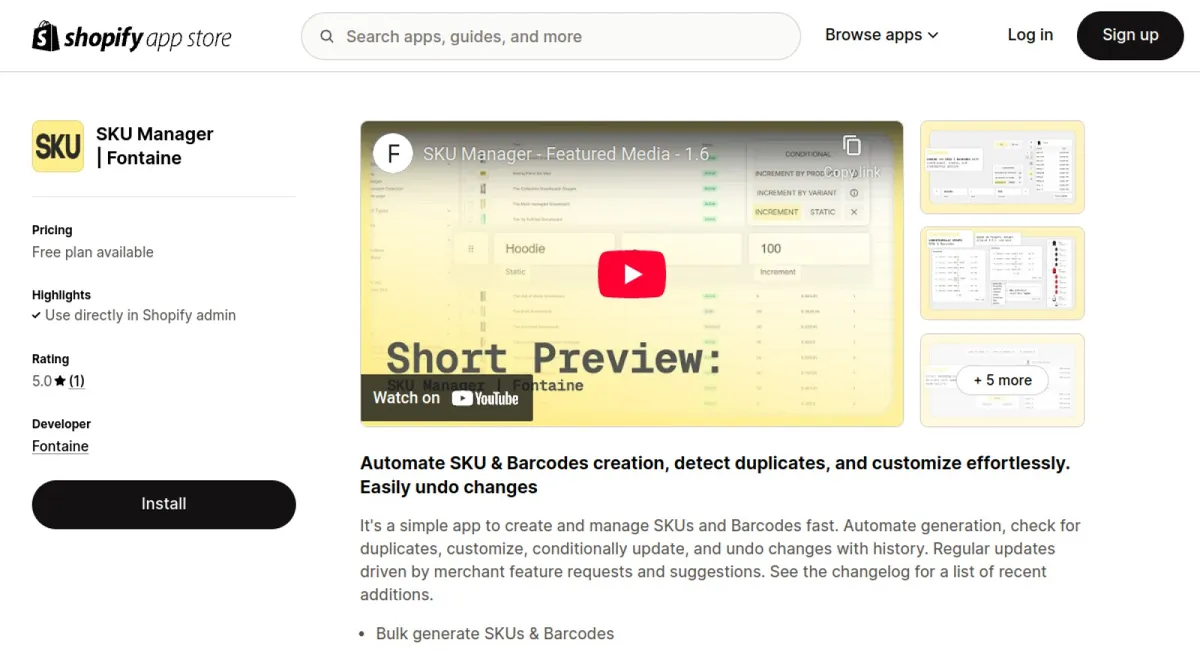 SKU Manager | Fontaine cover