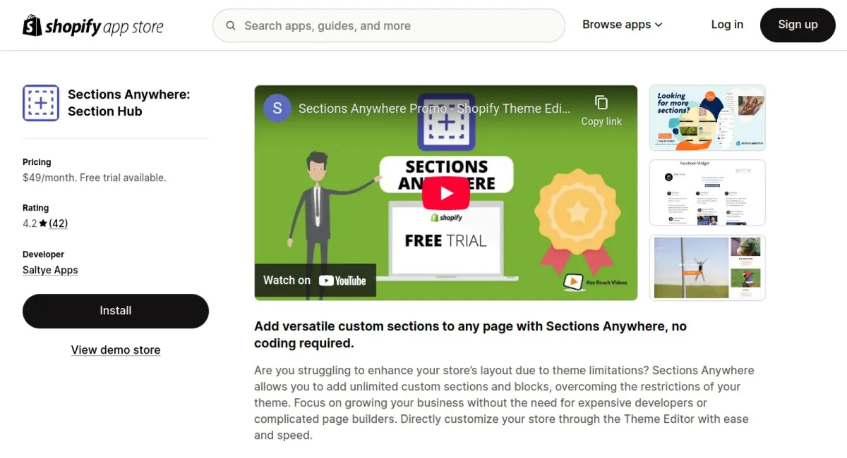 Sections Anywhere: Section Hub cover