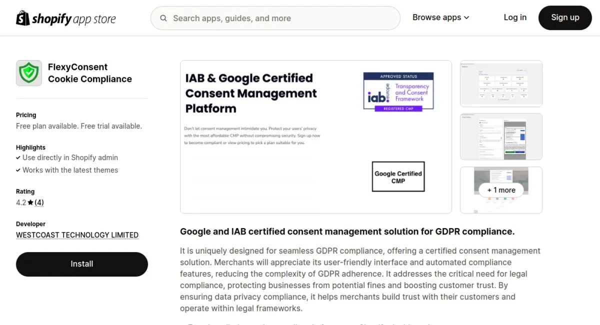 FlexyConsent Cookie Compliance cover