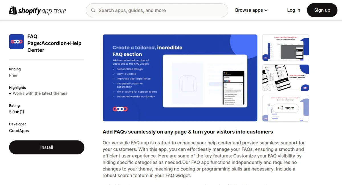 FAQ Page:Accordion+Help Center cover