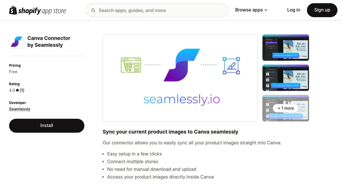 Canva Connector by Seamlessly cover